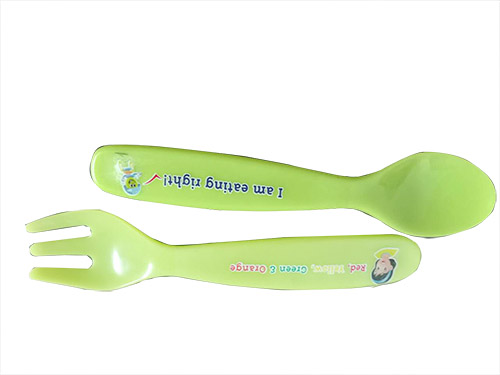 PP料胶叉多色热转印