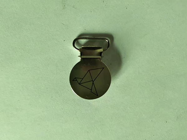 不锈钢背带夹移印