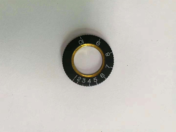 五金旋钮刻度移印